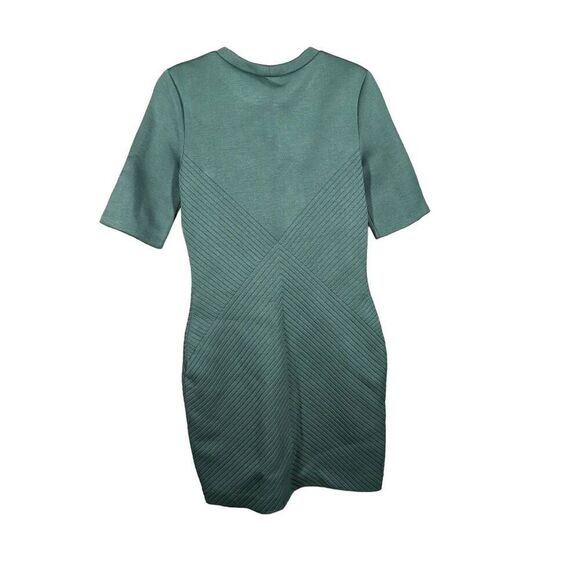 Kate Spade Saturday Neoprene Body Mini Dress Quilted Sponge Pine/Green Women's S - Picture 2 of 7